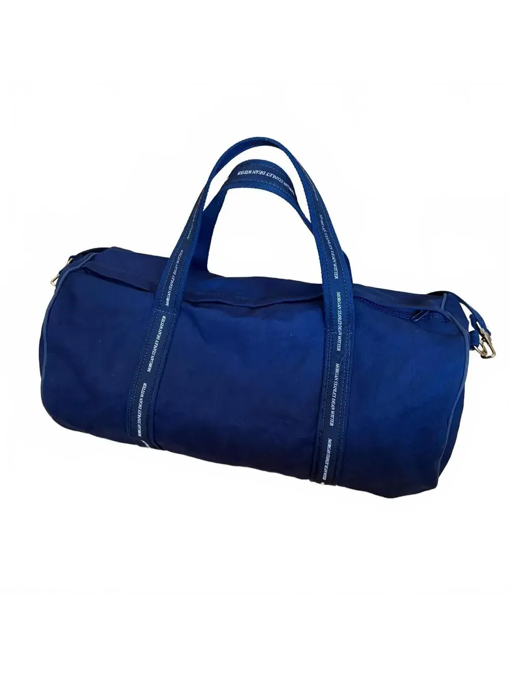 Morgan Stanley Dean Witter Scarborough Tweed Canvas Banker Bag Duffle Weekender